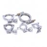Buy cheap CE Certified Sanitary Stainless Steel Pipe Clamps with Max Pressure of 10bar 145PSI from wholesalers