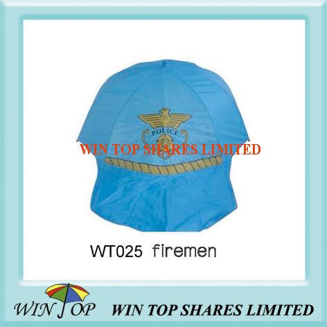 Buy cheap Firemen Topic Silk Screen Printing Blue Umbrella (WT025) from wholesalers
