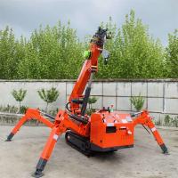 Buy cheap 360 Degree Rotation Lift Crane Machine 3-12Ton Customized Spider Crawler Crane product