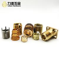 Buy cheap M12 Precision CNC Machining Parts Brass Threaded Inserts Polished product