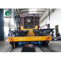 Buy cheap 75 Ton Steel Mill Slag Transport Rail Operated Ladle Transfer Vehicle With V product