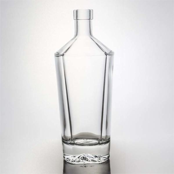 Buy cheap Sealing Type Cork 500ml 800ml 1000ml Round Shaped High Flint Glass Bottle for Liquor from wholesalers