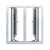 Buy cheap Wind Proof Casement Glass Windows PVC Hurricane Resistant Windows from wholesalers