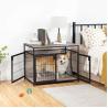 Buy cheap Breathable Wood Pet Furniture Wooden Dog Crate Side Table With 3 Doors from wholesalers