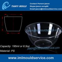 Buy cheap thin wall PS disposable large clear plastic party bowls mould with 250ml product