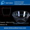 Buy cheap 200ml thin wall PS disposable plastic ice cream bowls injection mould with lids from wholesalers