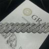 Buy cheap Jewelry Moissanite Hip Hop Cuban Chain 925 Sterling Silver Vvs Diamond Silver 20mm Mens from wholesalers