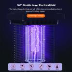 1300V USB Rechargeable Bug Zapper Outdoor Indoor Mosquito Zapper Lamp UV Cold