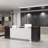 Buy cheap Modern and Contemporary Office Furniture Reception Desk in silver and white with Myidea Furniture from wholesalers