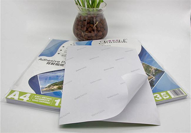 Back Glue Self Adhesive Sticker Paper