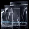 Buy cheap Zipper Storage Bags Plastic Zipper Bags Transparent Zip Plastic Bags Expandable Bottom Bag With Carry Handle from wholesalers