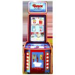 Coin Operated Dropping Ball Lottery Ticket Redemption Machine For Prize