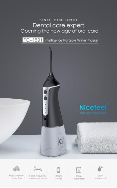Buy cheap DC5V Nicefeel Cordless Water Flosser 30-100psi High Pressure Pulse Flow from wholesalers