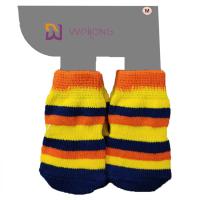 Buy cheap Cat / Dogs Stripe Customized Holiday Pet Socks Cotton Paw Protector For Walking product
