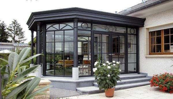 Buy cheap Small Winter Garden Aluminum Sun Room Outdoor Glass House Modern Design from wholesalers