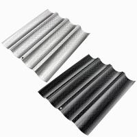 Buy cheap Foodservice NSF 5 Loaf Glazed Aluminum Baguette Baking Tray French Bread Pan product