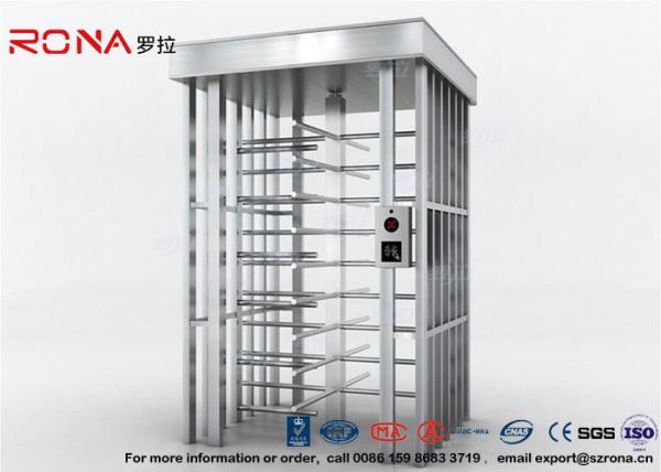 Buy cheap Deluxe Automatic Full Height Turnstile Pedestrian System Parking Facilities Rotating Gate With 304# Stainless Steel from wholesalers
