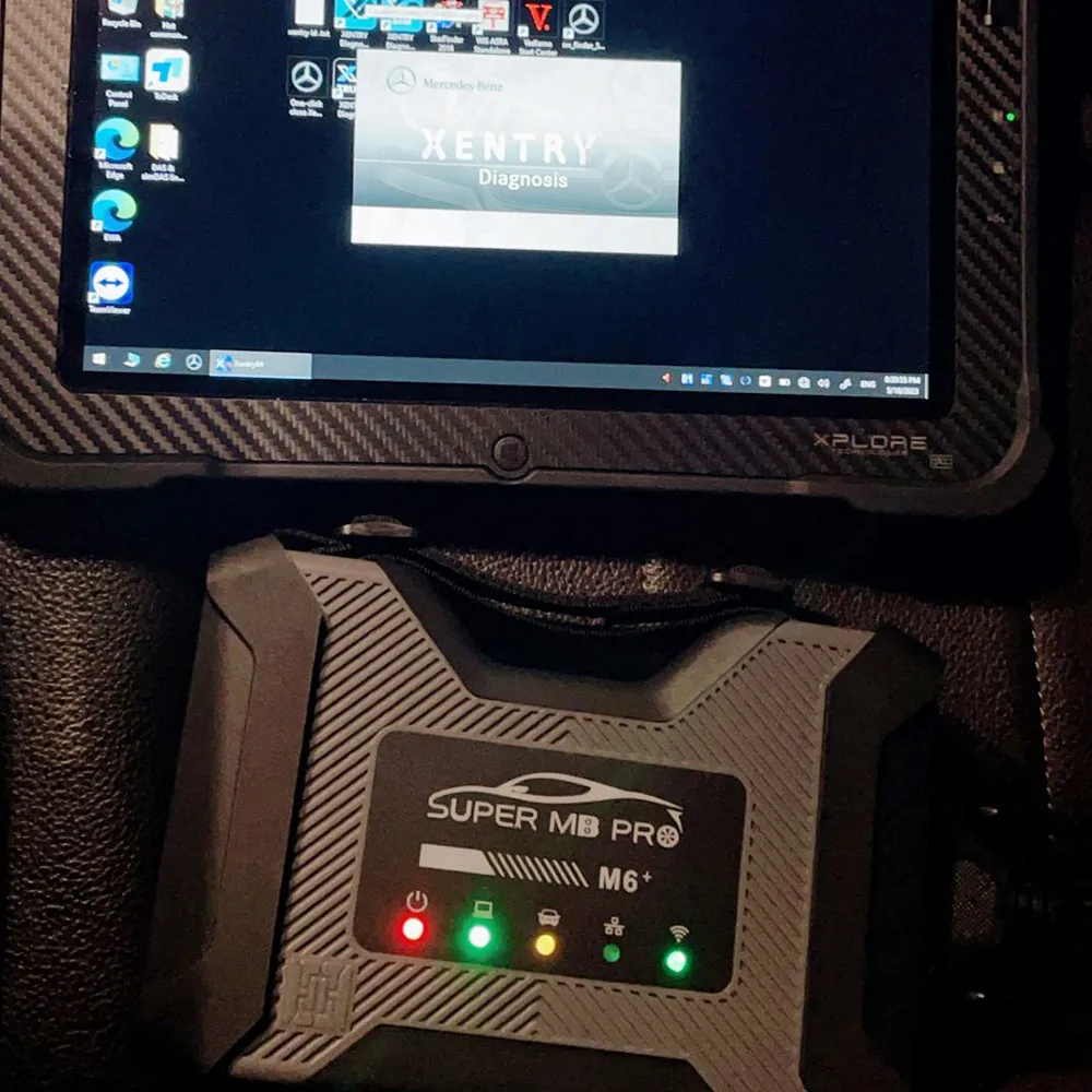 CF53 laptop PC Super Mb Pro M6+ Wireless Star Diagnosis Tool with Multiplexer + Lan + OBD2 16pin Main Test with SSD