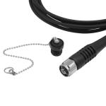 Outdoor Fiber Optic Armored Cable with ODC Male LC/UPC Waterproof Connector