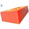 Buy cheap 8x4 Coloured Acrylic Sheet Orange Cast Large Roofing Lucite Board from wholesalers