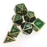 ISO9001 White Metal Polyhedral Dice Hand Pouring Metal Handmade Table Top Dice