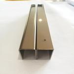 Brushed Finish Gold Stainless Steel Angle U Shape Trim 201 304 316 wall ceiling