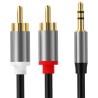 Buy cheap Colorful Video Audio Cables , Stereo Jack Cables 2 Rca 3.5Mm Digital To Male For Car from wholesalers