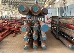 China Hot Water Boiler Header Manifold Horizontal Copper Boiler Header on sale