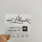 Custom Heat Transfer Tagless Neck Labels Heat Seal Clothing Size Labels