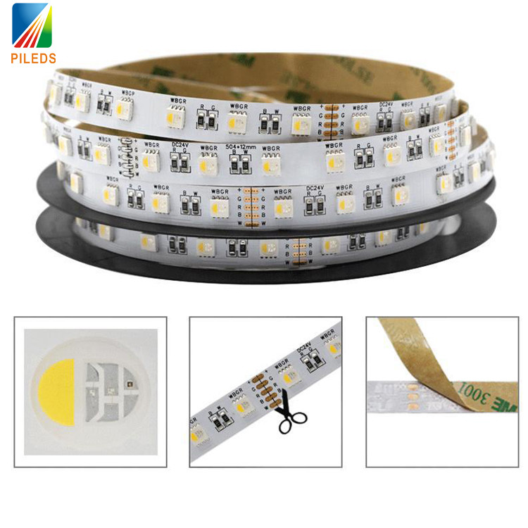 12V 5050 Rgb Led Strip Light White Cold White CCT Smart Strip Lights 24v 5m 60led Flex Rgbw Led Strips