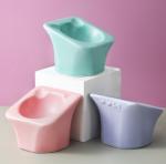 Buy cheap Elevated Food Water Slow Feeder Bowls Ceramic Raised Tilted from wholesalers