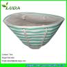 Buy cheap LUDA cute lady striped summer handbags paper straw foldable shopping bags from wholesalers
