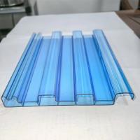 Buy cheap Clear Corrugated Polycarbonate Sheet Polycarbonate Trapezoidal Roofing Sheet product