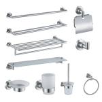 Buy cheap Circular Bathroom Hardware Sets OEM Sus 304 Stainless Steel Bathroom Fitting from wholesalers