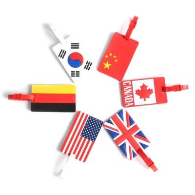 Buy cheap Wholesale custom promotion gifts blank cartoon silicone soft pvc luggage tag from wholesalers