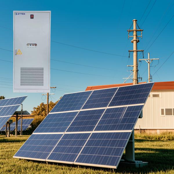 Buy cheap Solar-Powered Microgrid With LFP Battery Storage For Rural Areas 30KW 40KWH from wholesalers