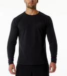 Factory Custom Logo Men′s Fitted Long Sleeve 94% Cotton 6% Elasticity Custom