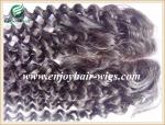 Lace top closure 4''x4'' ,malaysian virgin hair natural color curly 10''-24'