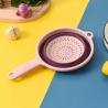 Buy cheap Washable Pasta Silicone Collapsible Colander Strainer Silicone Kitchen Utensil Space-Saver Folding Strainer Colander from wholesalers