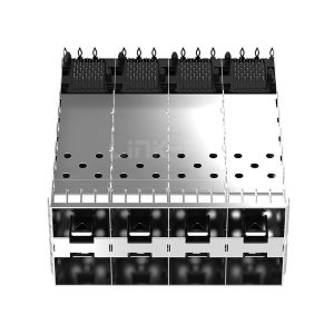 Buy cheap LP24BC01001 2x4 Port SFP+ Cage Connector Press-Fit Through Hole, Right Angle from wholesalers