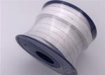 Valve Seal PTFE Injection Ptfe Rope Packing / Ptfe Braided Packing White Color