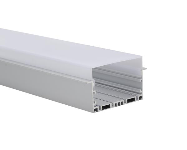 Buy cheap Frosted Flat 2.5m Recessed Aluminum LED Profile from wholesalers