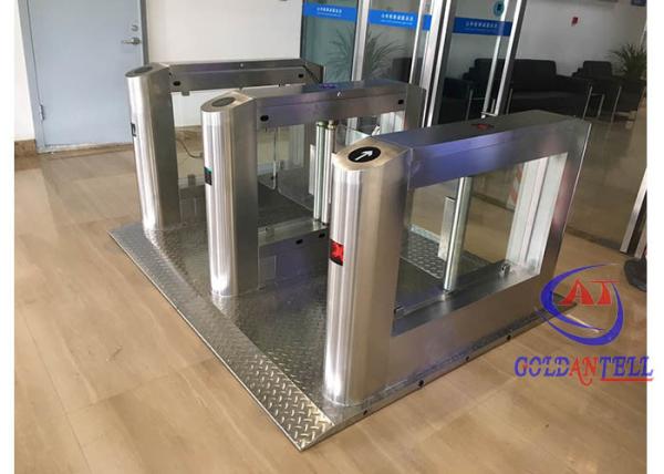 Buy cheap Biometric Fingerprint RFID Turnstile Office Building Glass Turnstile Door from wholesalers