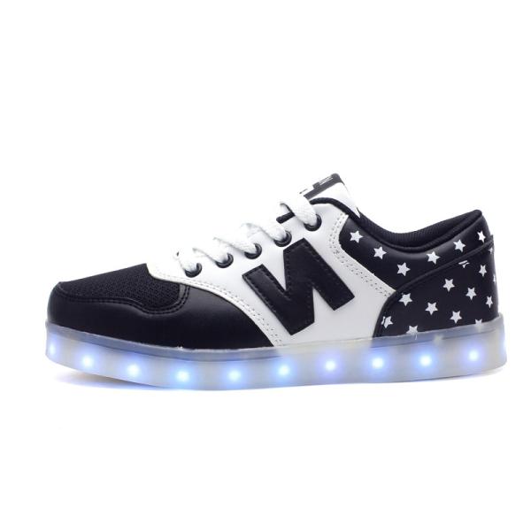 Buy cheap Rainbow Shining Rechargeable LED Sneakers 11 Changing Modes Non - Slip from wholesalers