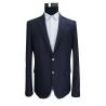 Buy cheap Worsted Mens Casual Blazer Jacket Slim Fit Warm Windproof Navy Fleece Fabric from wholesalers