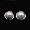 Buy cheap Fashion 925 Silverl Earrings White Zircon With Fresh Water Pearl Heart Shaped from wholesalers