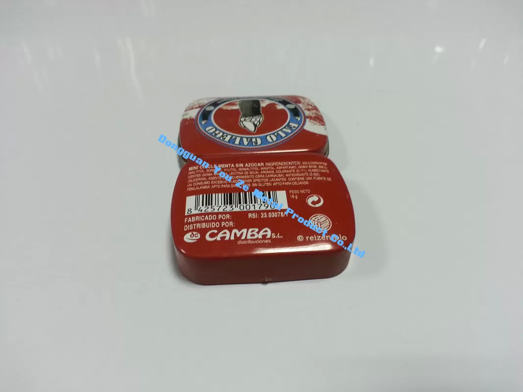 Popular Small Mint Tins Mini Metal Box with Plastic Insert Custom Tin Box