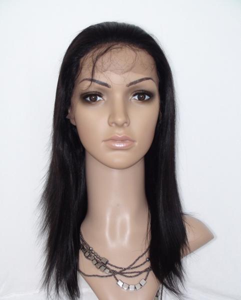 Buy cheap 16 Inch Freetress Lace Front Wigs / Heat Resistant Yaki Straight Wigs from wholesalers