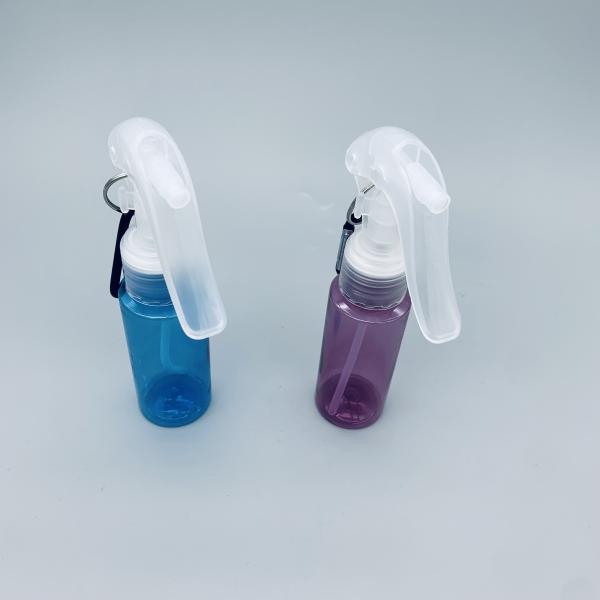 Buy cheap 60ml Colorful Empty Cosmetic PET Bottle Alcohol Spray Bottle from wholesalers