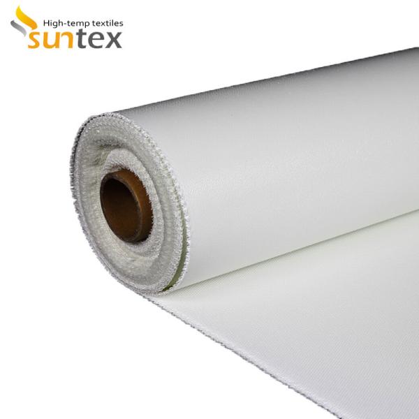 Buy cheap White Silicone Rubber Coated Fiberglass Cloth For Industrial Fire Blankets And Fire Blanket Rolls from wholesalers
